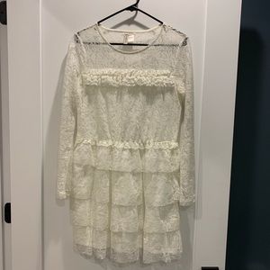 H&M White Lace Dress